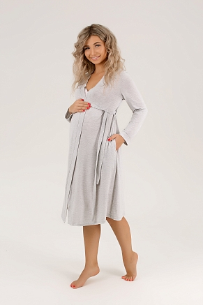 Женский комплект "Радость" арт. к13150см / Серый, мятный