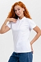 Женская футболка 14402 поло / белый