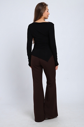 Женский лонгслив 83904 / черный