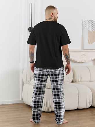 Мужской костюм Мишель-6 КП-168 / чёрный