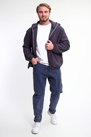 Мужское худи 36992 / серый