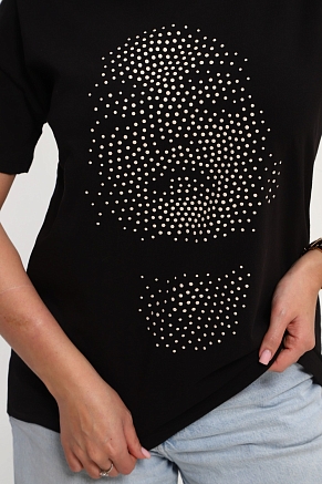 Женская футболка 85653 / черный