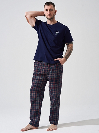 Мужская пижама "Авангард" 2390-К/Ф / Чернильный