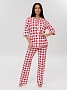 Женский костюм К-132(К) / Красный (клетка)