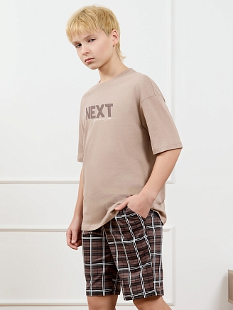 Костюм для мальчика Браун-2 / бежевый