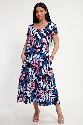 Женское платье 85553 / синий