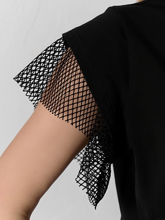 Женская футболка Софт-1 / чёрный