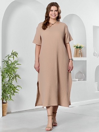 Женское платье Вуаль-1 / бежевый