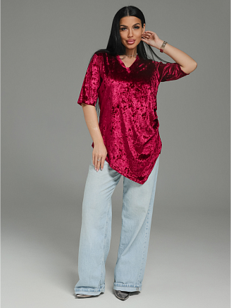 Женская футболка Мия / Бордо