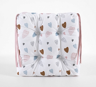 Сидушка на стул рогожка / С любовью