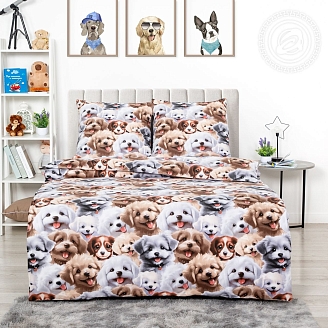 Детское постельное белье поплин арт.912 Дружок