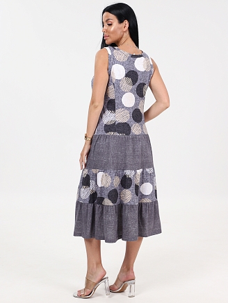 Женский сарафан 3 ЯРУСА СК-761 / Шары на капучино