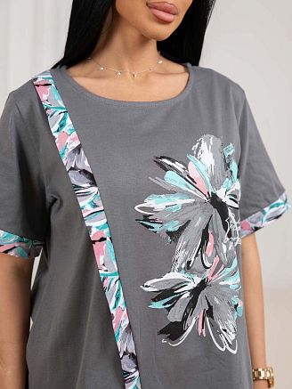 Женский костюм мод.2145 / Серый