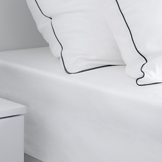 Простыня "Soft Silver" / Альпийский снег