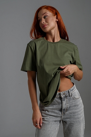 Футболка унисекс 8471/2 / хаки