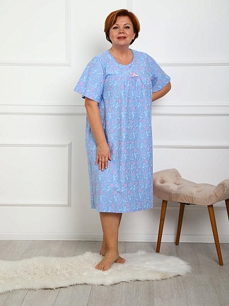 Женская сорочка Мариам / голубой