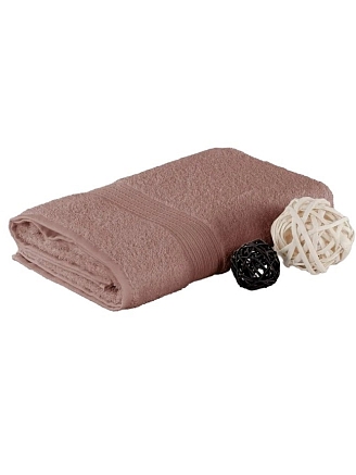 Полотенце махровое Туркмения бордюр косичка / Светло-коричневый