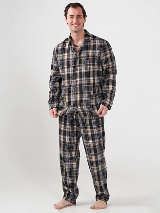 Мужская пижама "Добрый вечер" 2162-Ф / Черный