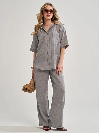 Женский костюм "Эко-Муслин" 2470-Мус / Джинс