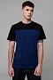 Мужская футболка 14482 / темно-синий+черный