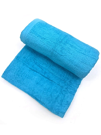 Полотенце махровое Туркмения без бордюра / Бирюза (blue padianse) 400 гр/м2