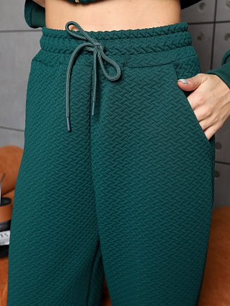 Женский костюм с брюками 2286 / Зеленый