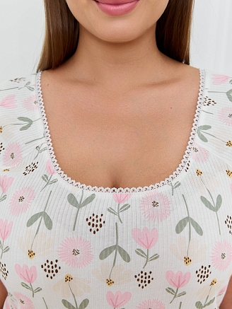 Женская ночная сорочка Мэри-1 / молочный