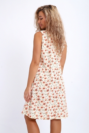 Женская сорочка 30139 / молочный