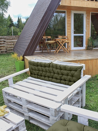 Матрас для садовой мебели / Хаки