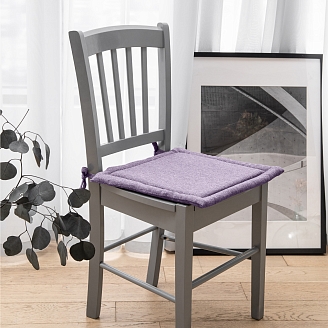 Подушка для стула рогожка "Волшебная Ночь" 40/40 / Аметист