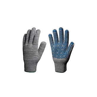 Перчатки 7,5 класс 7 нитей 12п. / Х/б с ПВХ