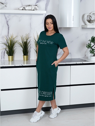 Женское платье Рамона / Темно-зеленый
