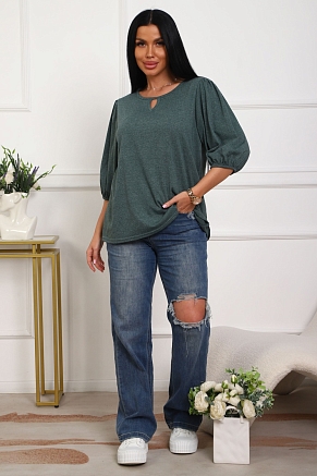 Женская туника 29541 / зеленый