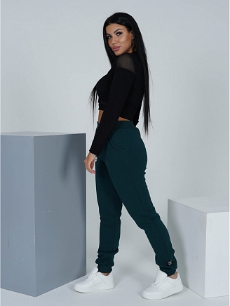 Женские брюки Уют / Изумруд
