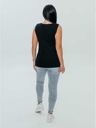 Женская майка Бали / Черный