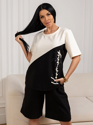 Женский костюм мод.2135/1 / Черный