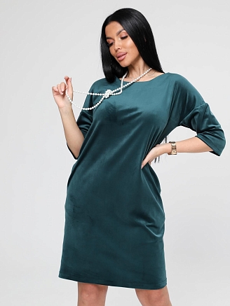 Женское платье Дарвиния / изумруд