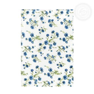 Полотенце кухонное рогожка / Васильки