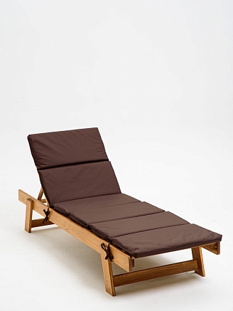 Матрас для шезлонга с сумкой арт. SZO / Коричневый