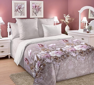 Ткань сатин Премьер / Букет чувств 2 (основа)