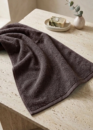 Полотенце махровое Туркмения без бордюра / Коричневый