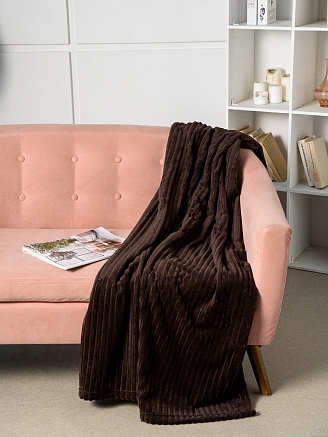 Плед велсофт / Шоколад