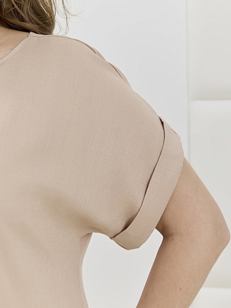 Женское платье Скарлет ПЛ-417 / бежевый