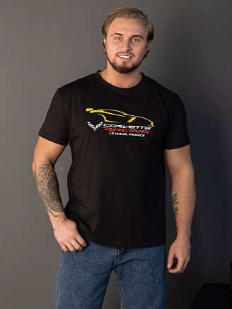 Мужская футболка мод.2164/2 / Черный