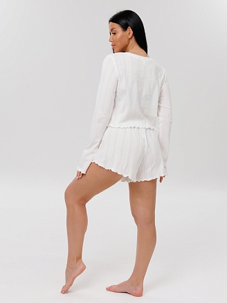 Женская пижама П-105(Риб) / Белый