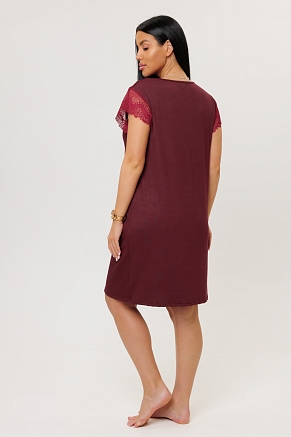 Женская ночная сорочка 2272/2 / Бордовый