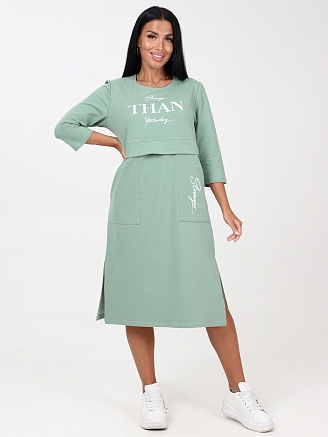 Женское платье СПРИНТ ПлФ-43 / Оливка