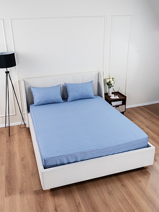 Постельное белье поплин Иваново (без пододеяльника) / Бриз
