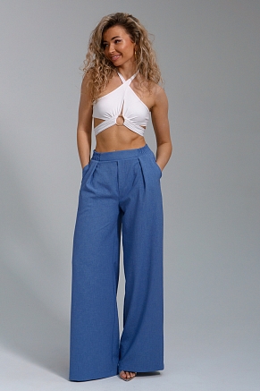 Женские брюки 53024 / джинс светлый