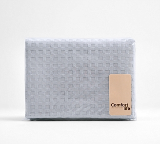 Полотенце банное вафельное полотно / Светло-серый П